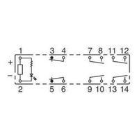 PCB relays 24 Vdc 6 A 4 makers, 2 breakers Idec 1 pc(s)