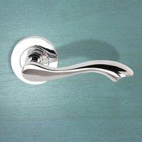 pcp venus lever on round rose screw rose handle