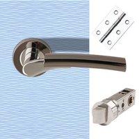 pcpbn ultimo lever on round rose screw rose handle pack