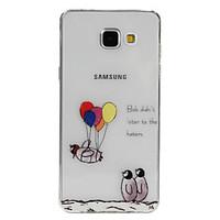 Penguin Balloon Pattern TPU Soft Case Phone Case for Samsung Galaxy A3(2016) / A5(2016) /A7(2016) /A9
