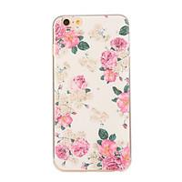 Peony Pattern TPU Soft Case Phone Case for iPhone 6/6S
