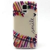 Pencil Love Pattern Soft Case for Sumsang Galaxy S5Mini/S5/S4/S3/S3mini/S4mini/S6/S6edge