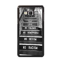 peace and love design aluminum high quality case for samsung galaxy a3 ...