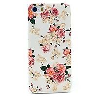 peony rose flower pattern hard case for iphone 55s