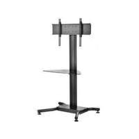 Peerless Flat Panel Stand With Tinted Glass Shelf For 32 Inch To 65 Inch Flat Panel Displays