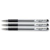 Pentel Hybrid Gelgrip Rbl Black K116e-a - 12 Pack