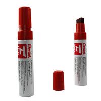 pentel marker chisel tip red m1806 b 6 pack