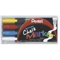 pentel chalk markers pk4 asst