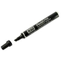 Pentel Marker Chisel Tip Black N60-a - 12 Pack
