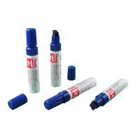 Pentel Marker Chisel Tip Blue M180/6-c - 6 Pack