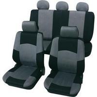petex universal car seat cover set black grey