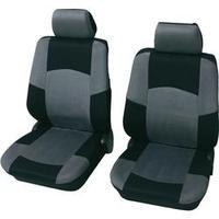 petex universal car seat cover set black grey