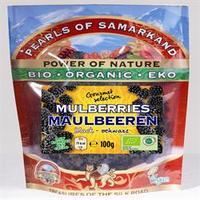 Pearls of Samarkand Org Black Mulberries 100g