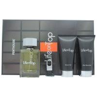 Penthouse Life On Top Gift Set 125ml EDT Spray + 150ml Aftershave Balm + 150ml Shower Gel + Key Ring