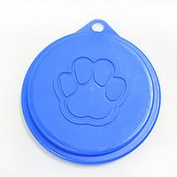 Pet Plastic Canned Cover Claw Print Style Pet Products Dog Bowl Lid Cat Tableware Food Lid Dog Supplies