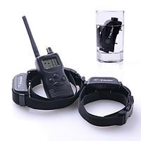 Pet Dog Training Collar System 1000M Waterproof Remote Control Dogs Beeper 99 Level Petrainer PET900B-2-EU For 2 Dogs