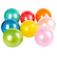 Pearlized Round Balloons(Can Choose Color, 100Pcs)