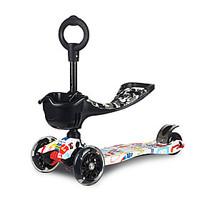 Peter Rabbit MINI-type Three-in-one Round Four-wheel All-flash Seat-type Scooter Manufacturers On Behalf Of a Hair