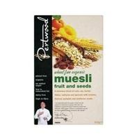 pertwood farm organic fruit seeds muesli 650g 1 x 650g