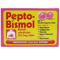 pepto bismol chewable peppermint tablets