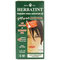 Permanent Haircolor Gel 5M Light 1 Box by Herbatint