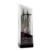 Petite Tweeze Set: Slant Tweezer + Point Tweezer - (Regency Finish w/ Silver Leather Case) 2pcs