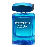 perry ellis aqua gift set 100 ml edt spray 30 ml aftershave gel 30 ml  ...