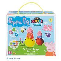 Peppa Pig Softee Dough 12 Piece Playset