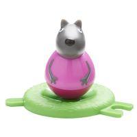 peppa pig weebles toys wobbily figure and base wendy wolf