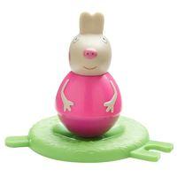 peppa pig weebles toys wobbily figure and base delphine donkey