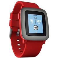 Pebble Time Smart Watch - Red