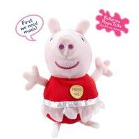 Peppa Pig 7 inch Talking Ballerina Peppa Soft Toy