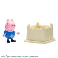 peppa pig figure and accessory pack george sandcastle