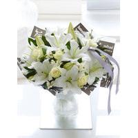 Personalised Lily, Rose and Freesia Bouquet