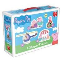 Peppa Pig 4 in 1 shaped puzzles