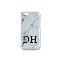 Personalised Light Blue Marble Phone Case