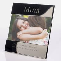 personalised silver photo frame for mum