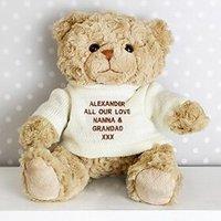 Personalised Teddy Bear with Jumper