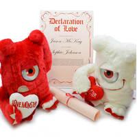 Personalised Love Monster Cuddly