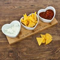 Personalised Heart Shaped Dip Bowls