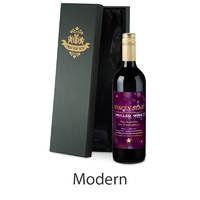 Personalised Bottle of Mulled Wine in Silk Lined Gift Box