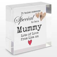 Personalised Someone Special Crystal Block