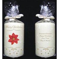 Personalised Christmas Candle