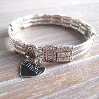 Personalised Aztec Cuff Bracelet