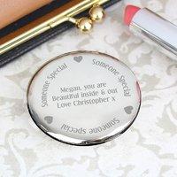Personalised Someone Special Compact Mirror