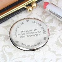 personalised someone special compact mirror