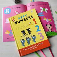 Personalised Arty Mouse Numbers Book