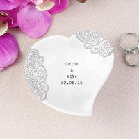 Personalised Dainty Lace Ceramic...