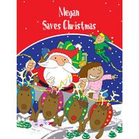Personalised Christmas Book - Your Child Saves Christmas