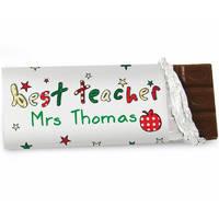 Personalised Best Teacher Chocolate